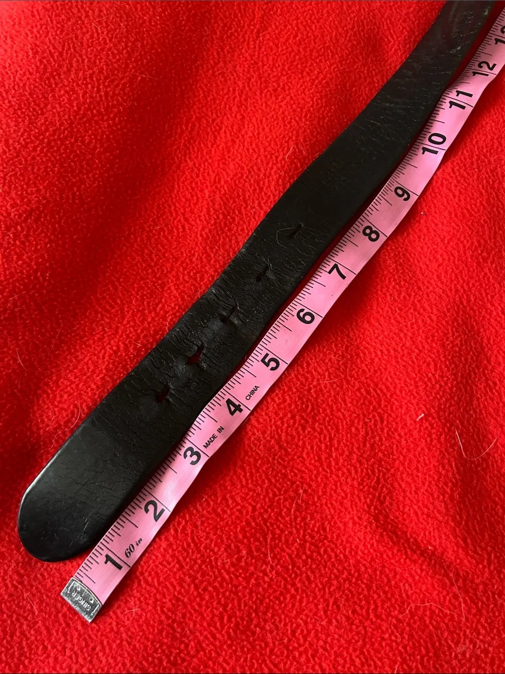 Harley-Davidson Black Leather Belt with Silver Buckle